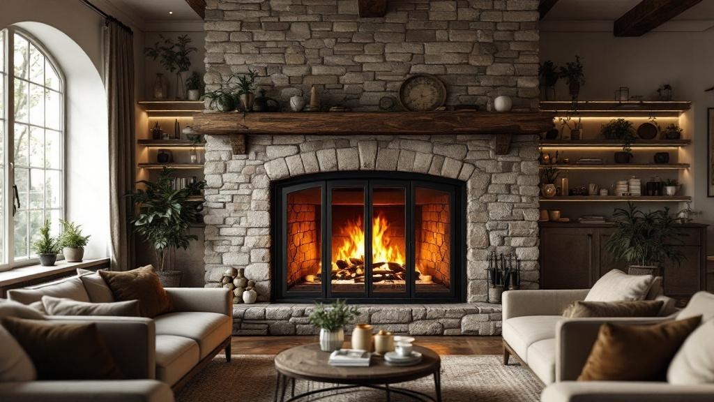 Отопление дачи печью или камином: что выбрать