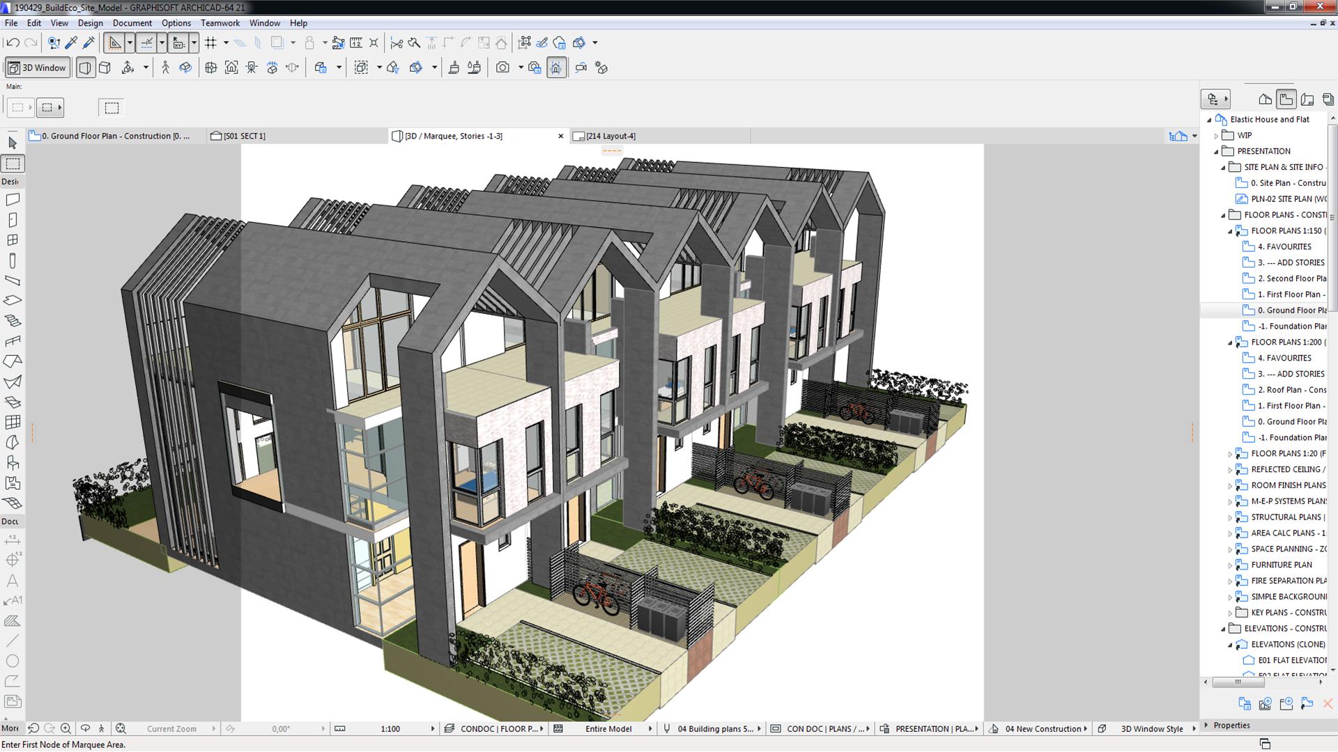 Проект дома archicad