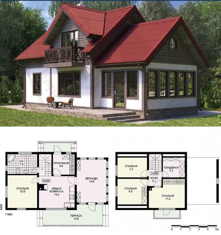 Продуманная планировка двухэтажного дома от а до я | полезные статьи / cтроительство | дзен