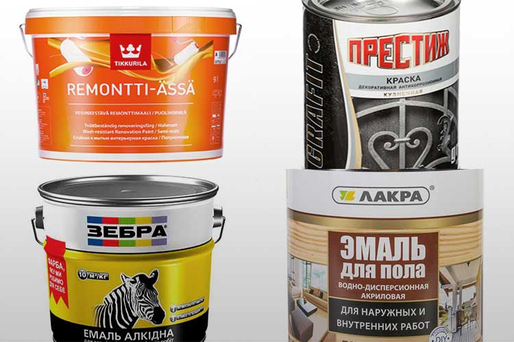 Акриловая эмаль и акриловая краска в чем разница