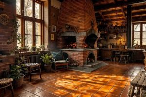 Отопление дачи печью или камином: что выбрать