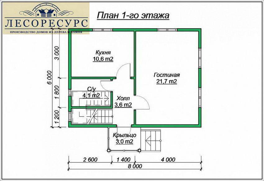 Дом 6 на 8 2 этажа