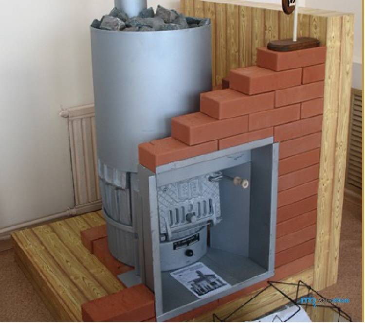 Печь для бани на газу