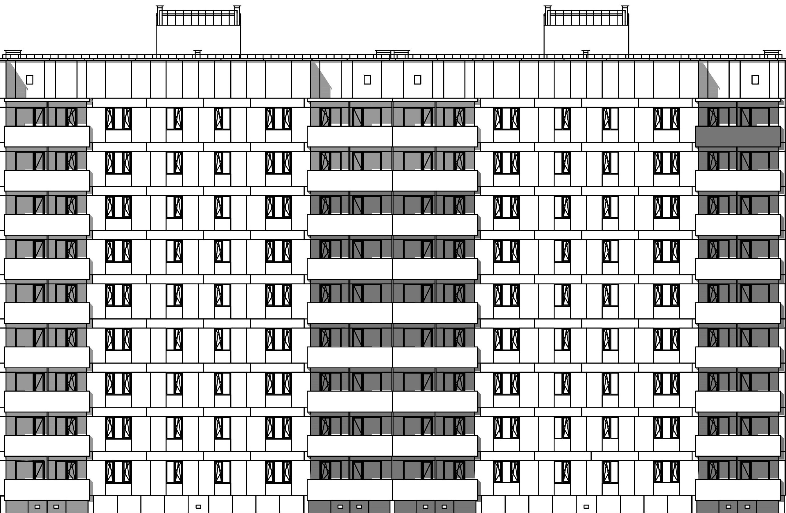 Высота 9-ти этажного панельного дома в метрах