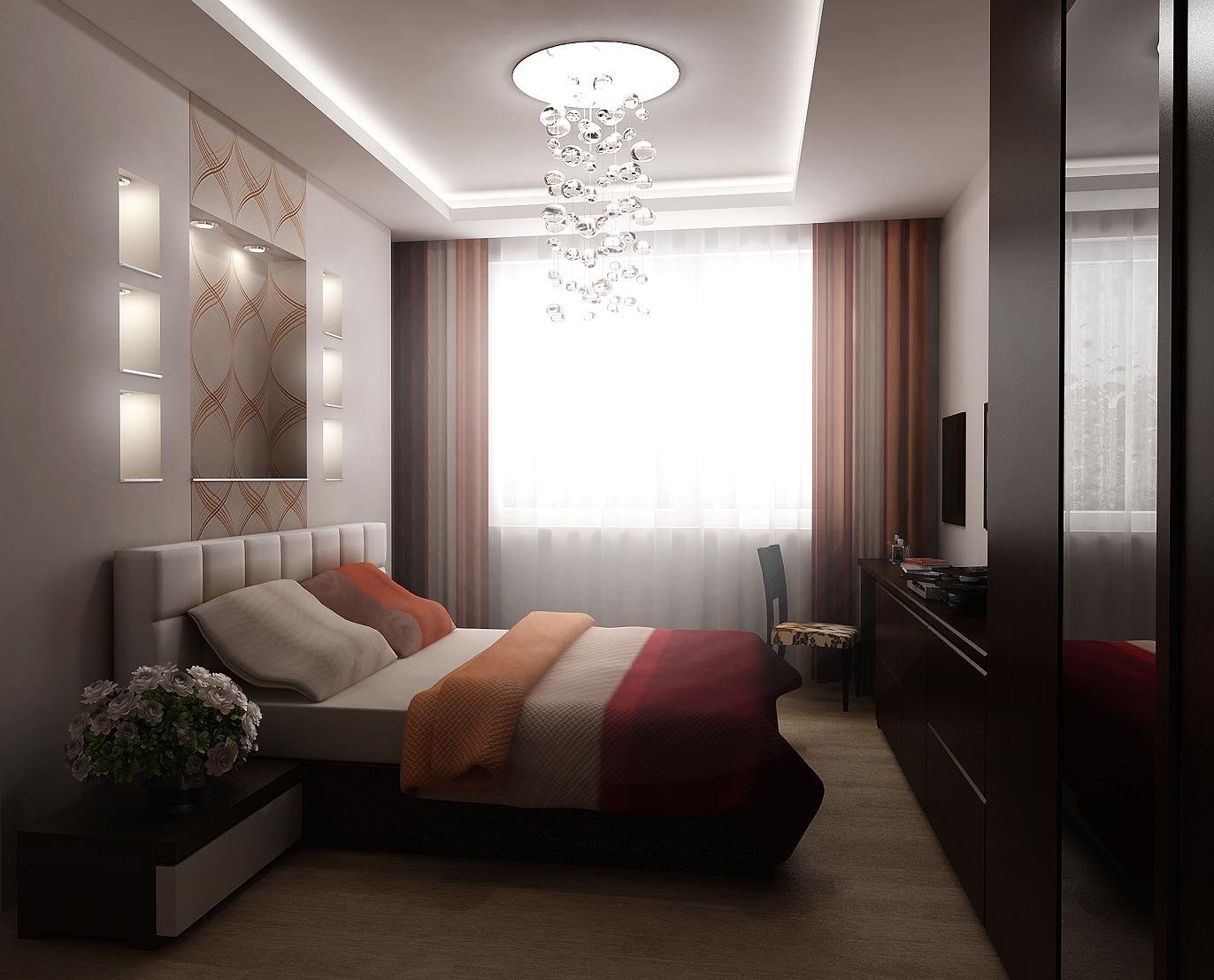 Планировка спальни площадью в 15 кв м Современные дизайн проекты и идеи оформления интерьера прямоугольной комнаты для сна