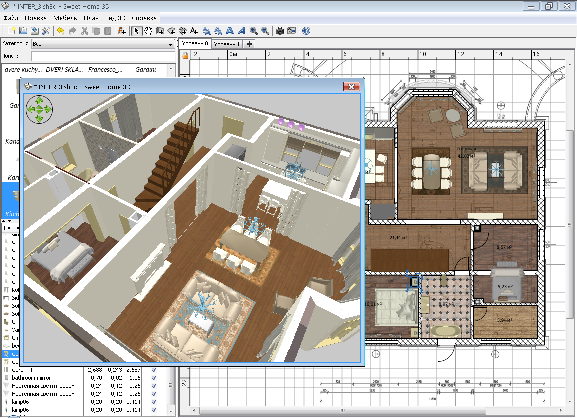 Floorplan 3d проекты