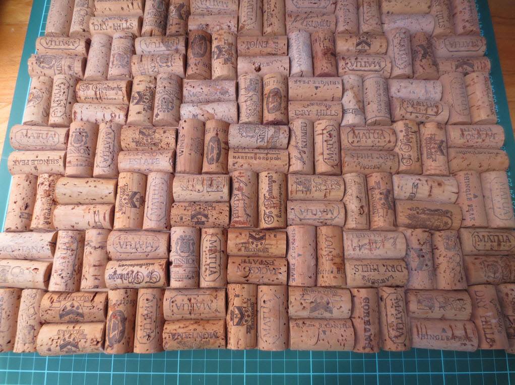 Создаем коврик из винных пробок своими руками. мастер-класс с описанием