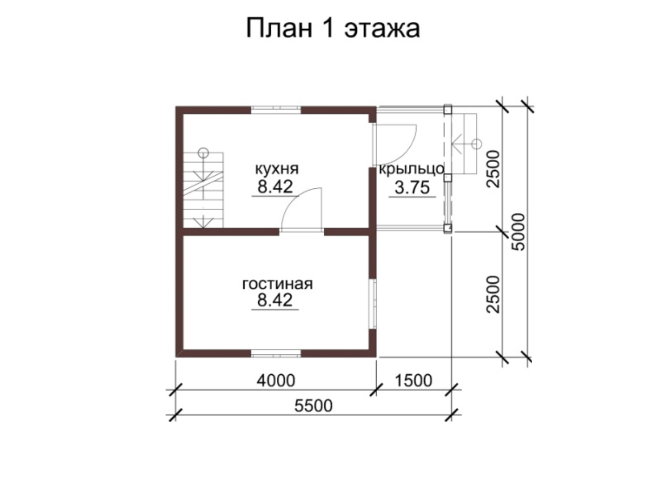 Проект и планировка дачного дома площадью до 30 квм размерами 5х4,5х5 и 5х6, советы по обустройству дома