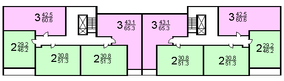 Три способа рациональной перепланировки однокомнатной квартиры в типовом доме ii-68